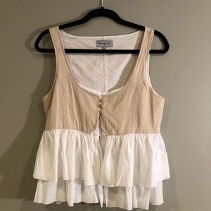 Manquis // White Linen Cotton Blouse